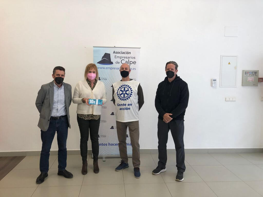 Rotary Club Calpe y AEMCO unidos por la solidaridad